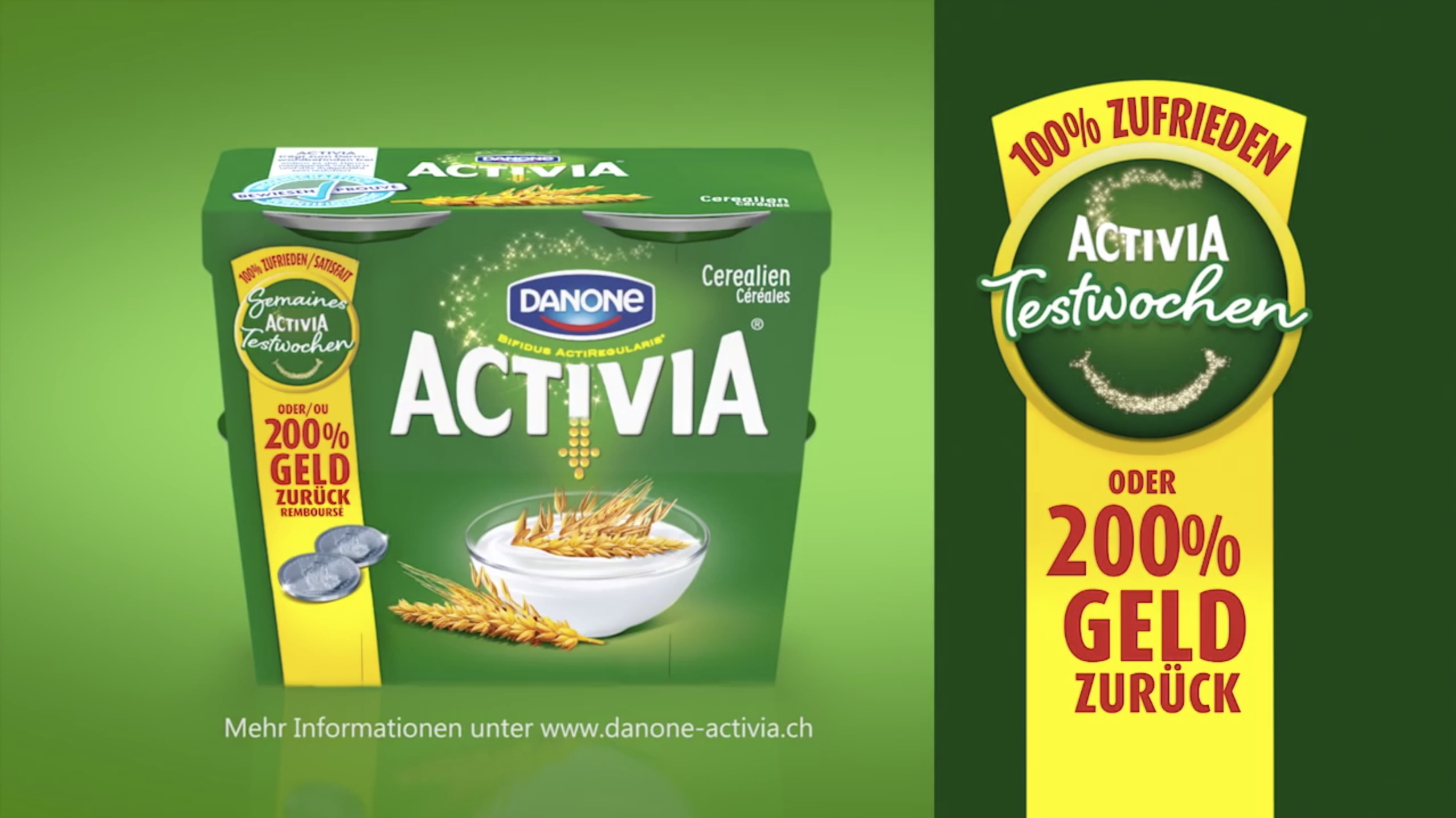 Voice for the Activia TV commercial