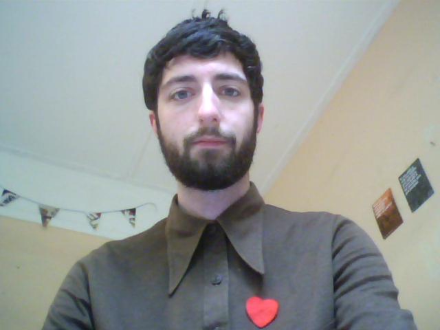 The webcam should be positioned at head height.